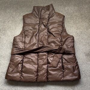 Merona Chocolate Brown Women's Quilted Vest